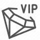 diamond, exclusive, luxury, premium, privilege, status, vip icon