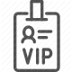 access, exclusive, membership, pass, premium, privilege, vip icon