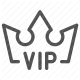 access, elite, exclusive, luxury, premium, status, vip icon