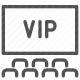 access, exclusive, luxury, premium, priority, privilege, vip icon