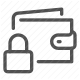 finance, lock, money, payment, safe, security, wallet icon