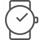 clock, hours, minutes, time, timepiece, watch, wristwatch icon