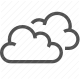 climate, clouds, cloudy, forecast, meteorology, overcast, weather icon