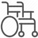 accessibility, disabled, handicap, healthcare, medical assistance, mobility, wheelchair icon