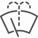 dashboard, defrost, vehicle, warning, windshield icon