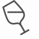 alcohol, beverage, drink, glass, stemware, tasting, wine icon