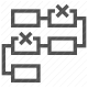 algorithm, data flow, diagram, flowchart, process, sequence, workflow icon