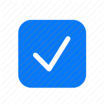 checkmark, confirmation, approval, success, verification, done, complete, task, finished, validated, approved, confirmed, successful, verified, completed, accomplished, finalized, ticked, checked icon