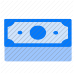 finance, money, cash, currency, bill, banknote, dollar, payment, bank, cashless, deposit, withdrawal, savings, loan, budget, interest icon