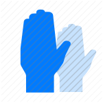 gesture, vote, solidarity, raised hand, approval, support icon