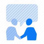 handshake, agreement, partnership, deal, cooperation, meeting, greeting, business, trust, contract, collaboration, success, networking, teamwork, relationship, chat, negotiation, accomplishment icon