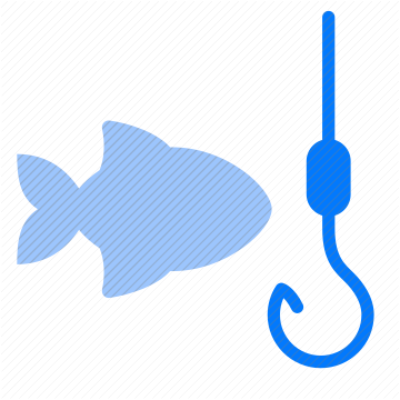 hook someone fishing lure fish ocean marine sea underwater aquatic animal aquarium wildlife nature hook catch angling bait sportfishing artificial bait icon