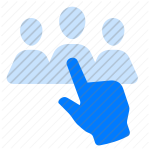 human resources, finger, choice, candidate, selection, voting, hand, touch, people, group, decision, elect, pick, user selection, hr, candidate screening icon