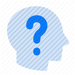 inside questions, question, help, information, query, support, assistance, faq, unknown, search, inquiry, answer, troubleshooting, resolve, find, research, man, head, profile icon