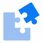 puzzle piece, puzzle, piece, jigsaw, connect, solution, fit, match, compatibility, assembly, game icon