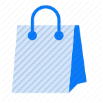 shopping, bag, store, purchase, retail, market, commerce, shop, merchandise, goods icon