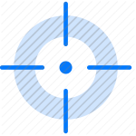 target, focus, aim, goal, center, precision, accuracy, bullseye, dartboard, objective icon