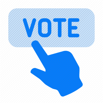 vote button vote election ballot choosing decision electoral democracy polling voting toggle icon